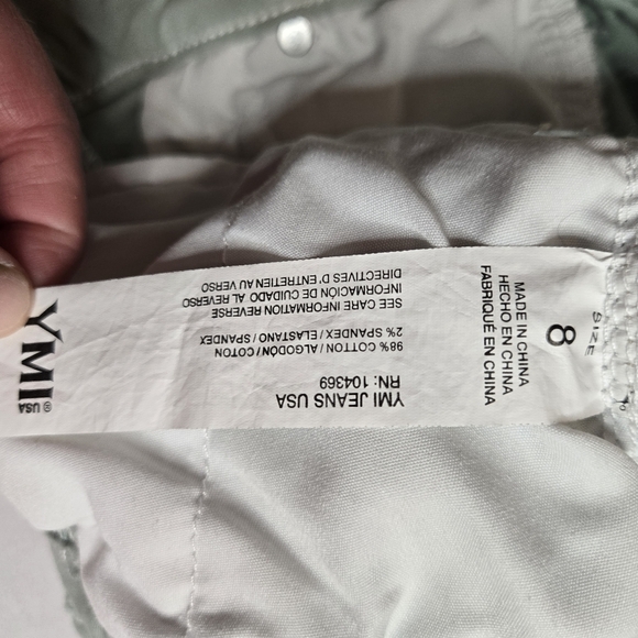 Girls YMI Mint Green Shorts Size 8 – Stylish Summer Essential! 🌿 - Picture 7 of 7